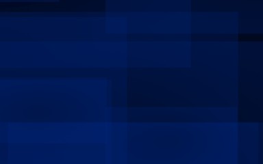 Dark blue background. Blue backdrop with transparent suares. 3D illustration