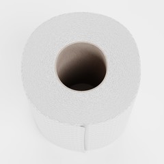 Realistic 3D Render of Toilet Paper