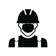 vector illustration of construction worker