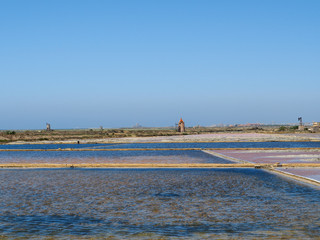 Saline di Trapani, Marsala in Sicily, Italy