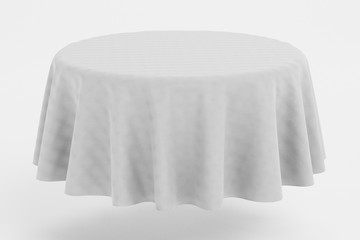 Realistic 3D Render of Tablecloth