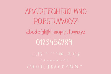 This set is alphabets A-Z, numeral and punctuation that you can use on your logos, social media, print etc.