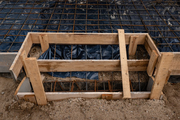 reinforcement of the terrace at the house