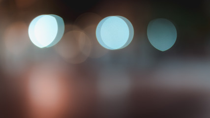 Abstract bokeh lights defocused on black background