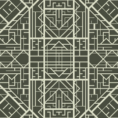 Art deco geometric patterned background (1920's style)