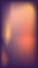 Colourful blurry phone wallpaper for standart smartphone screen format. Size 9:16, vector