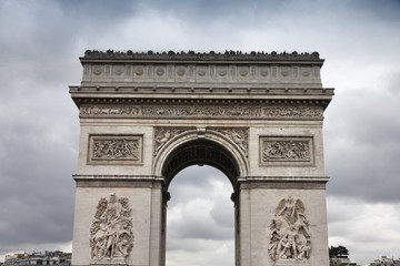 Fototapeta na wymiar Paris Triumphal Arch