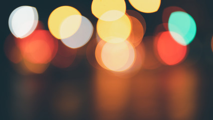 bokeh city abstract