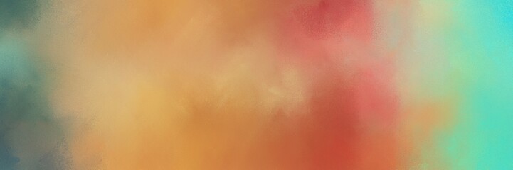 colorful vintage abstract painted background with dark khaki, peru and cadet blue colors. vintage texture, distressed old textured painted design