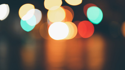 bokeh city abstract