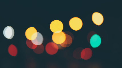 bokeh city abstract