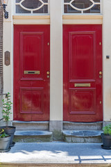 Two Red Doors