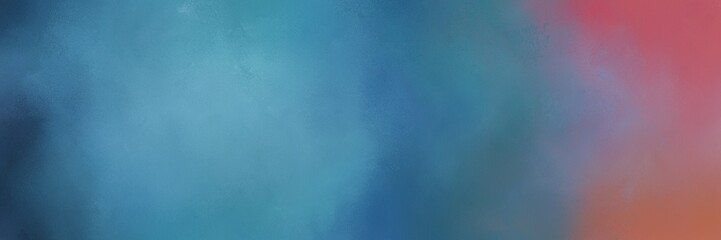 colorful vintage abstract painted background with blue chill, teal blue and antique fuchsia colors. can be used as poster or background