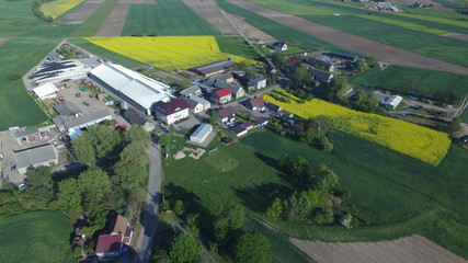 Wieś z lotu ptaka © Adrian