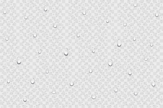  Drops of water flow on window.Water droplets on a transparent glass.