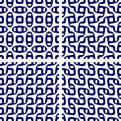 set of seamless geometric pattern with geometric shapes,Fabric pattern,Tile pattern,Carpet pattern,Wallpaper pattern