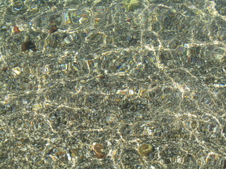 stones in the sea
