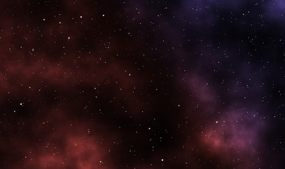 Obraz premium Space scape illustration graphic design background