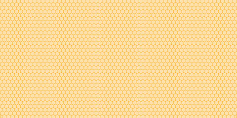 Vector isolated honeycomb background. Hexagon simple pattern in flat