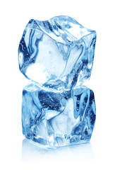 Obraz premium ice cubes isolated