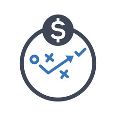 Business strategic planning icon