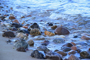 Obraz premium Schönhagen Ostsee Steilküste Mai 2020