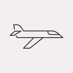 Glider icon. Plane symbol modern, simple, vector, icon for website design, mobile app, ui. Vector Illustration