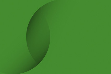 abstract green background with a circle