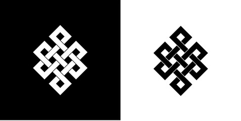 Celtic Irish patterns and braids - vector