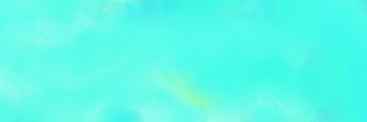 abstract decorative horizontal texture background  with turquoise, aqua marine and pale turquoise color. can be used as header or banner