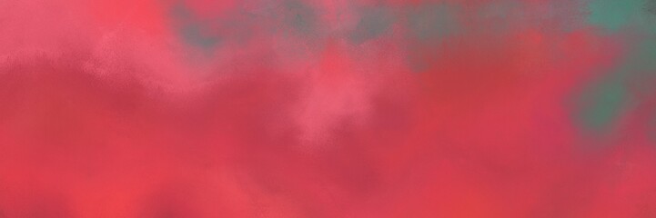 vintage painted art retro horizontal banner background  with moderate red, pastel brown and dim gray color. can be used as header or banner