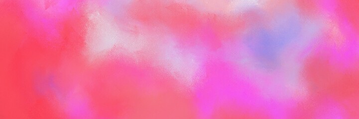 abstract aged horizontal banner with pale violet red, plum and pastel red color. can be used as header or banner