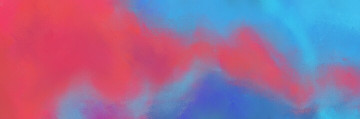 abstract vintage horizontal header with moderate pink, corn flower blue and light slate gray color. can be used as header or banner
