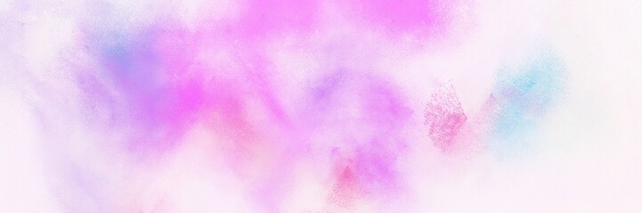 painted grunge horizontal background banner with lavender, lavender blush and violet color. can be used as header or banner