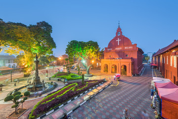 Christ Church Melaka in Malacca, Malaysia