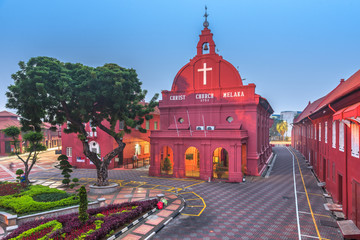 Christ Church Melaka in Malacca, Malaysia