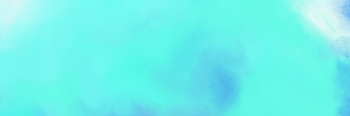 abstract retro horizontal background with aqua marine, light cyan and pale turquoise color. can be used as header or banner