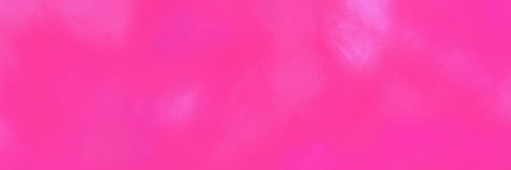 painted grunge horizontal background design with neon fuchsia, violet and deep pink color. can be used as header or banner