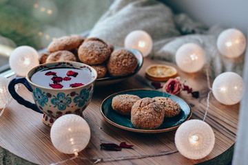 coffee and cookies