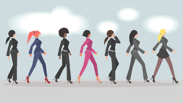 Vector illustration. Modern Flat design people and Business concept for Smart Workout, easy to use and highly customizable. Modern vector illustration concept, isolated on white background. big city.