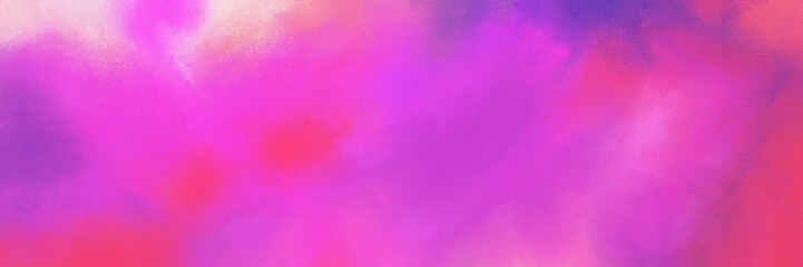 abstract decorative horizontal texture background  with neon fuchsia, moderate pink and pink color. can be used as header or banner
