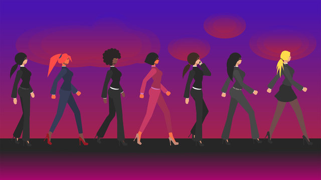 Vector illustration. Modern Flat design people and Business concept for Smart Workout, easy to use and highly customizable. Modern vector illustration concept, isolated on white background. big city.