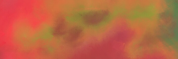painted decorative horizontal background texture with moderate red, coffee and tomato color. can be used as header or banner