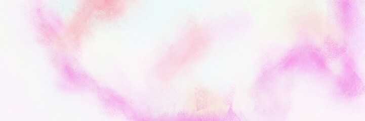 vintage painted art decorative horizontal header background  with lavender blush, white smoke and pastel pink color. can be used as header or banner