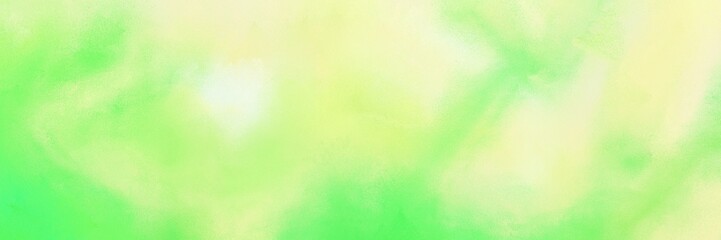 Fototapeta premium abstract vintage horizontal banner with pale golden rod, pastel green and light green color. can be used as header or banner