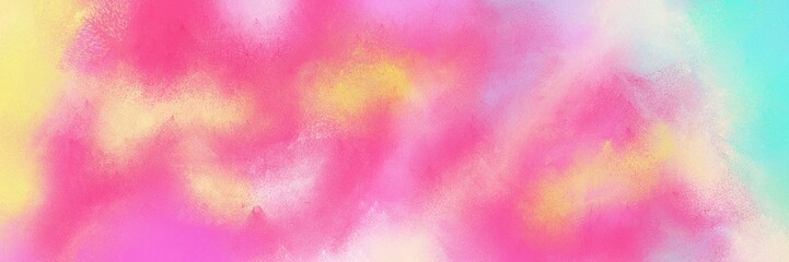 abstract vintage horizontal header with pastel magenta, tea green and hot pink color. can be used as header or banner