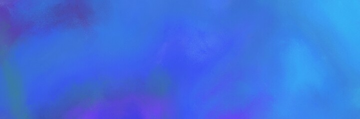 vintage painted art vintage horizontal background texture with royal blue, dodger blue and steel blue color. can be used as header or banner