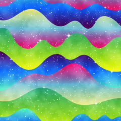 Gradient Fluid geometric creative background