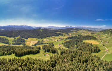 Fernsicht ins Emmental, Schweiz