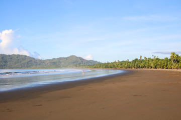 Fototapeta na wymiar Paradise tropical beach in Tambor, Costa Rica